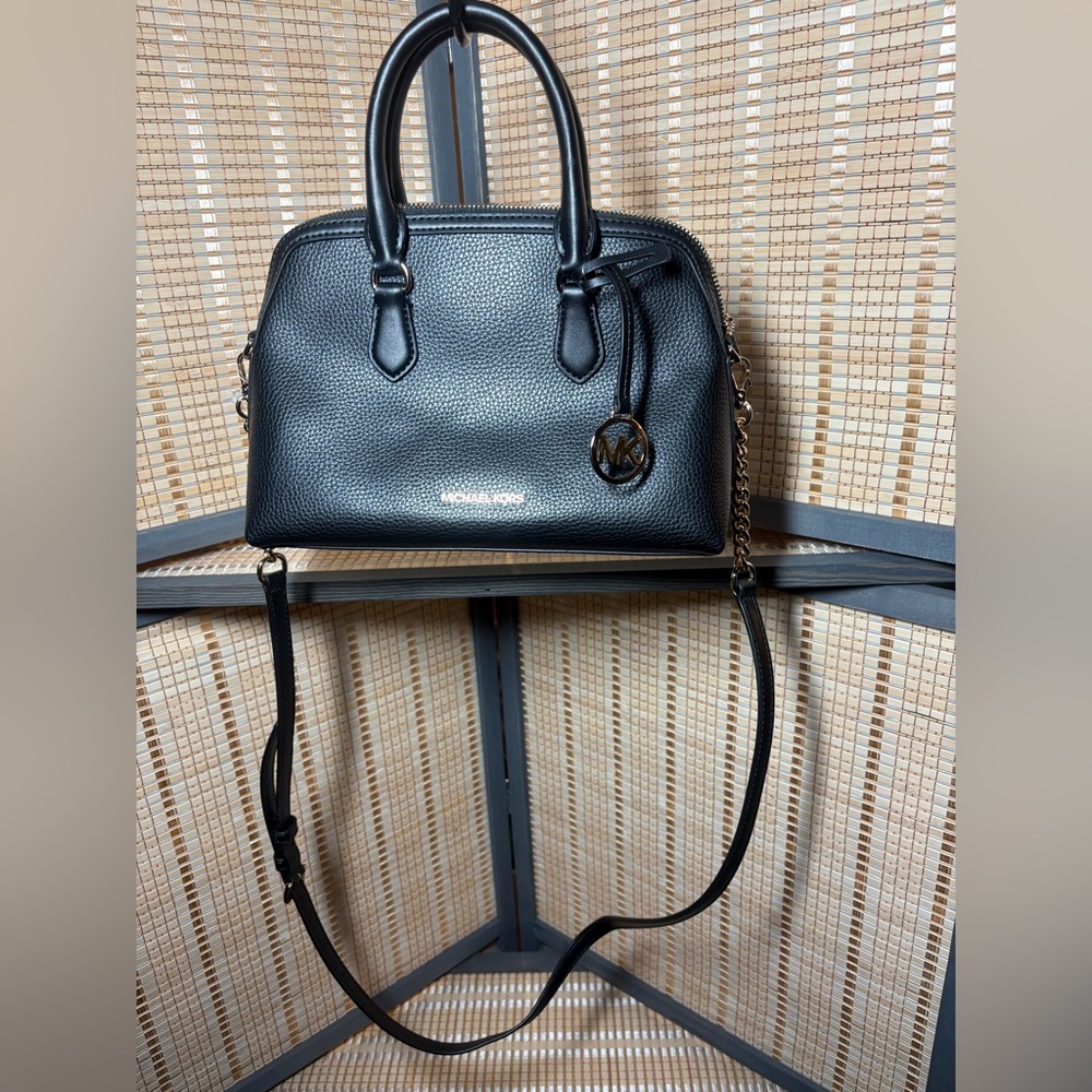 Michael Kors Kiri Small Dome Satchel in Black - Picture 2 of 9